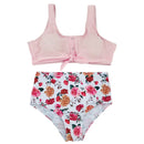 SAY MORNING NEW ARRIVAL Secret Button Sexy Solid Bikini Push Up Swimwear Solid Bikini Set Bathing Suits Beach Wear Swimming Suit