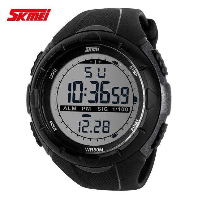 Men MILITARY STYLE LED SPORT WATCH BY SKMEI