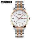 Men Stainless Steel Dress Watches By SKMEI Luxury Brand