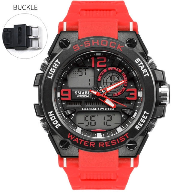 MEN FASHION SPORTS WATCH: BY SMAEL