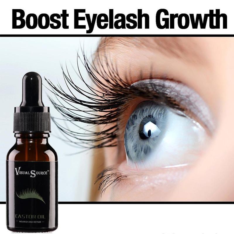 Natural Castor Oil Eyelashes And  Eyebrow Organic Growth Serum