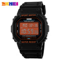 SKMEI watch outdoor sports running diving swimming waterproof led digital watches Military Shock Resistant watch